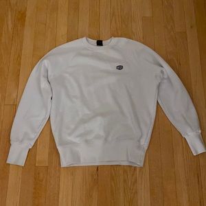 Men’s Deus White Crewneck Sweatshirt